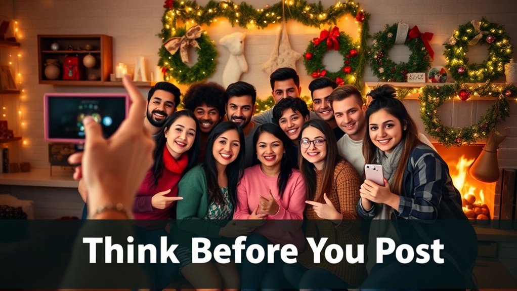 think before posting photos