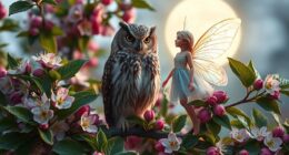 tooth fairy and owl