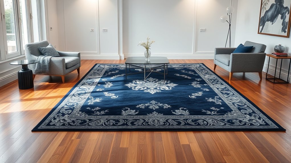 top yilong navy rugs