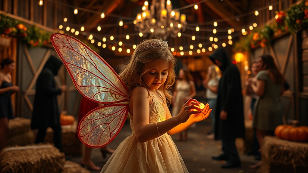 unexpected sparkling fairy entrance