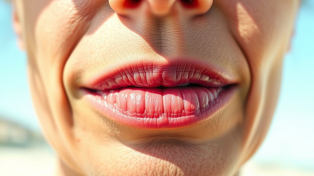 uv damage harms oral tissues