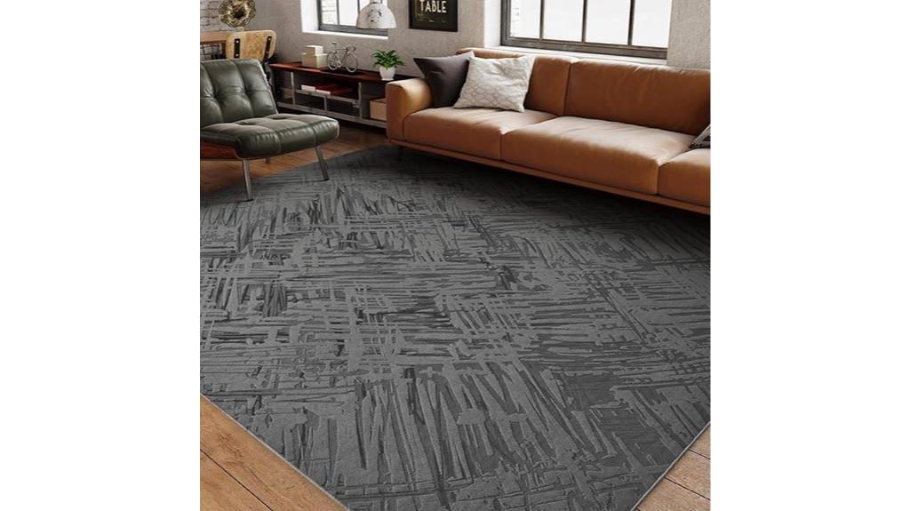 washable camel abstract rugs
