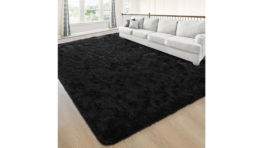 washable non slip shag rug