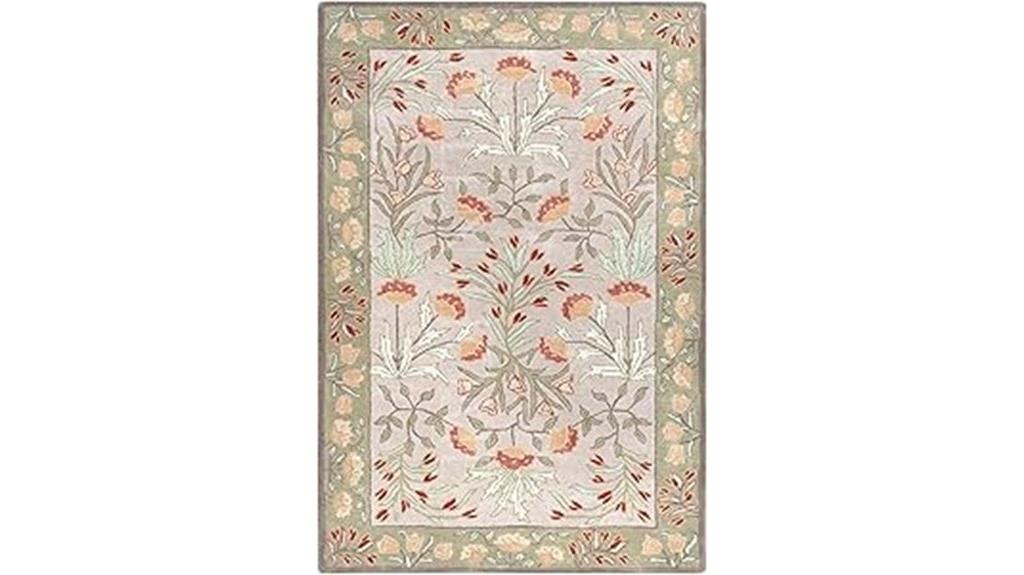 wool rug multi colored
