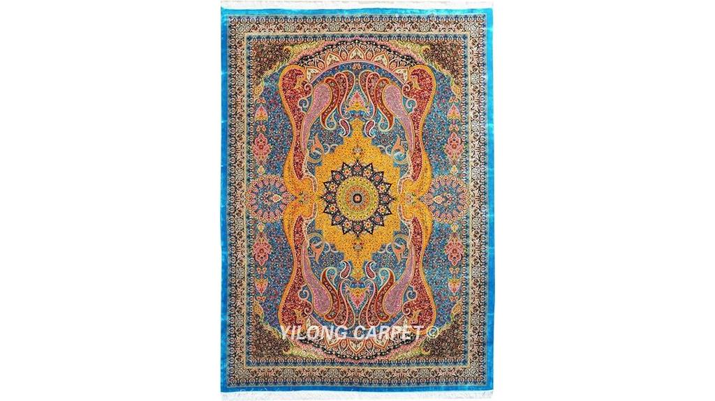 yilong handmade silk rug