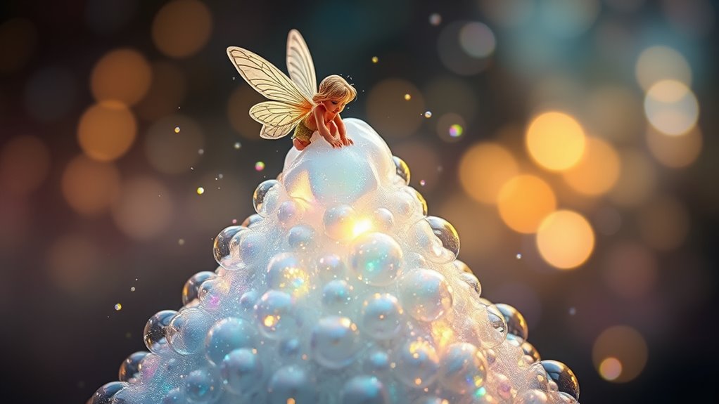 brushing bubbles and fairy helpers