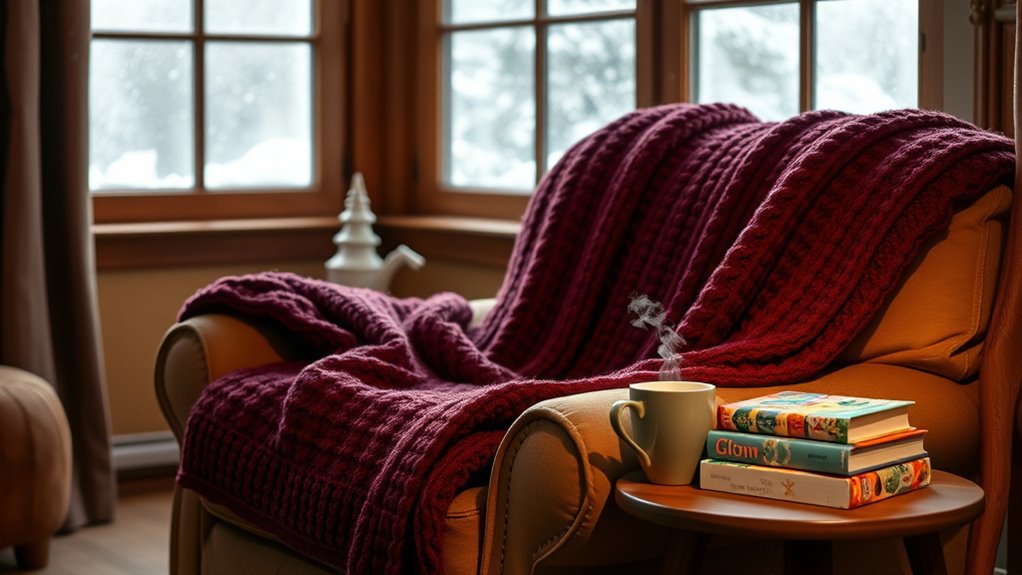 cozy winter reading sanctuary