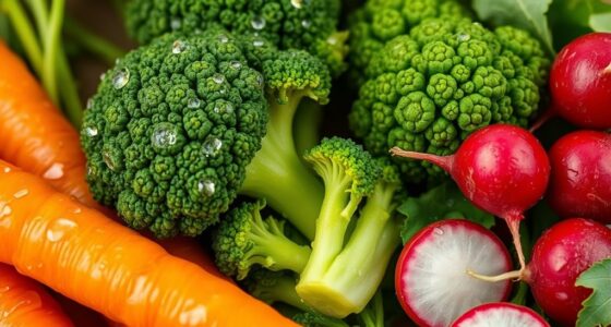 crunchy vegetables promote dental health