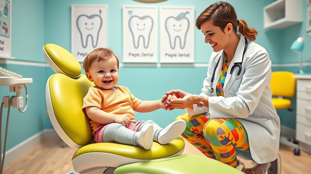 early dental visits promote healthy smiles