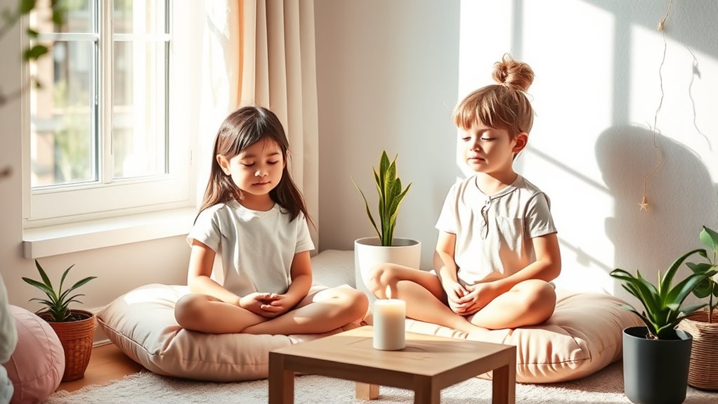 encourage calm mindful routines