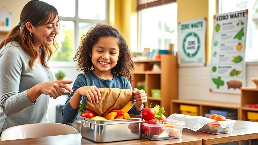 encourage kids eco friendly packing