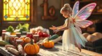 fairy collects harvest donations