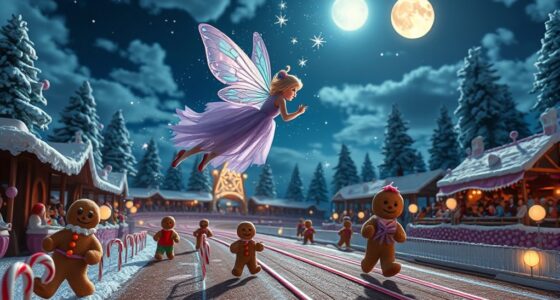 fairy races with gingerbread