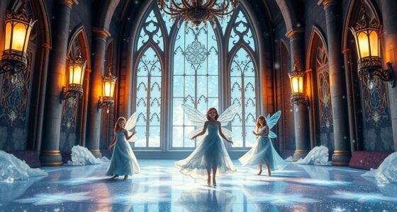 fairy winter castle ball
