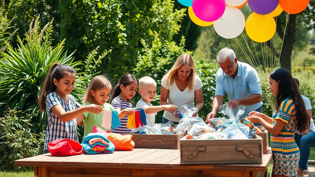 family volunteer holiday traditions