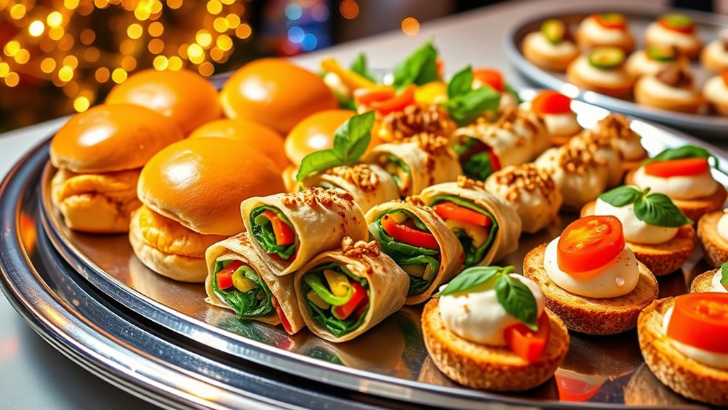 healthy colorful elegant snacks