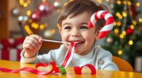 holiday themed flossing activities
