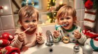 holiday toothbrushing challenges
