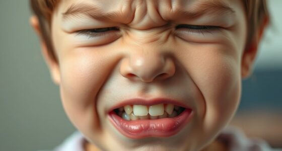kids exhibit stress related teeth grinding