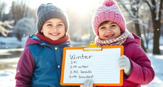 kids winter activity ideas