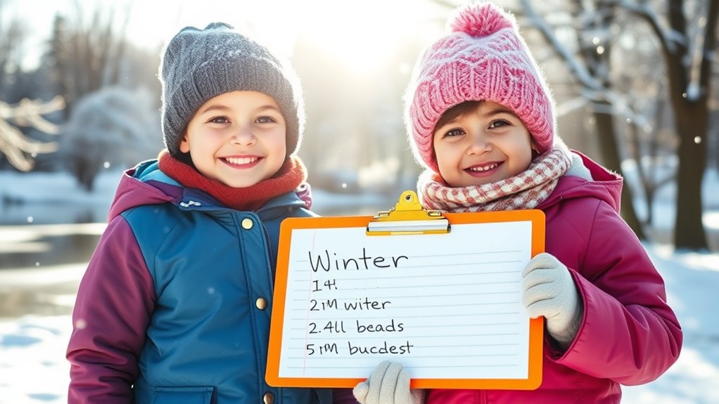 kids winter activity ideas