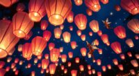 lanterns illuminate tooth fairy festival