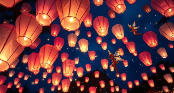 lanterns illuminate tooth fairy festival