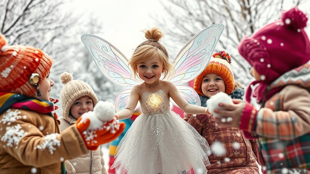 magical winter snowball celebration