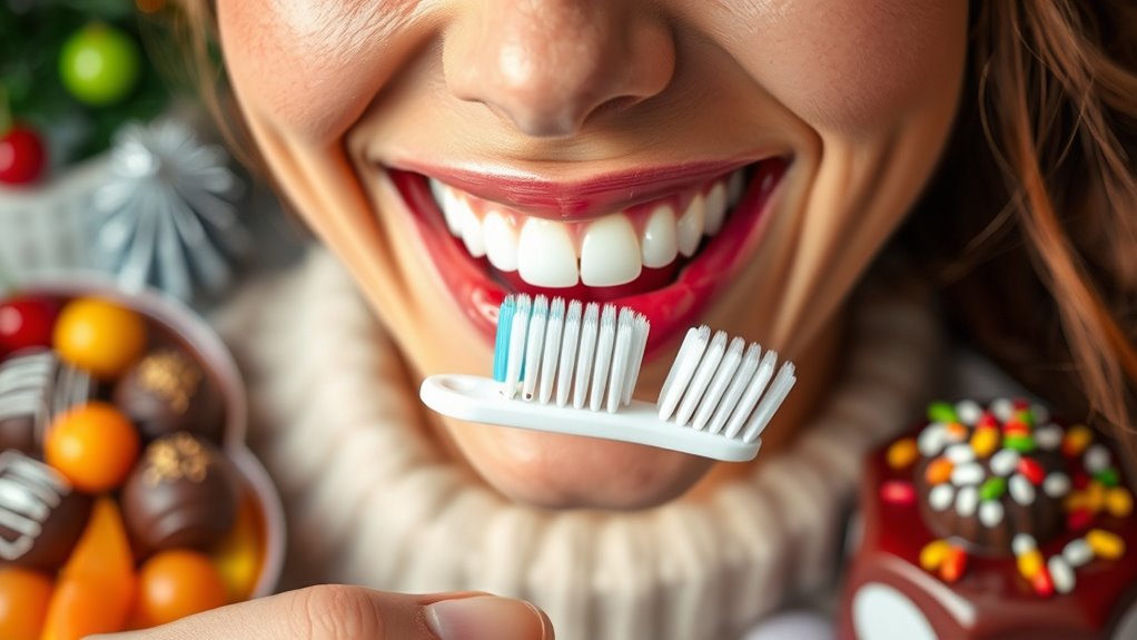 maintain consistent oral hygiene