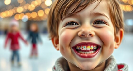 selecting child ice skating mouthguards