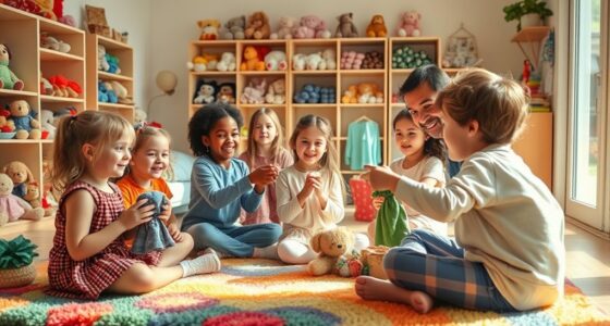 share toys and clothes