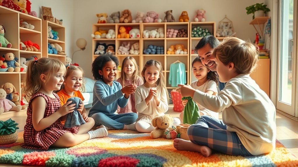 share toys and clothes