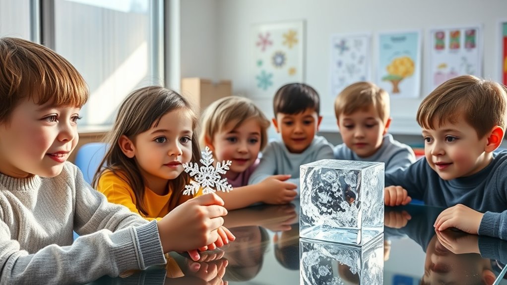 snowflake formation and heat transfer