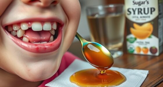 sugary syrup harms children s teeth