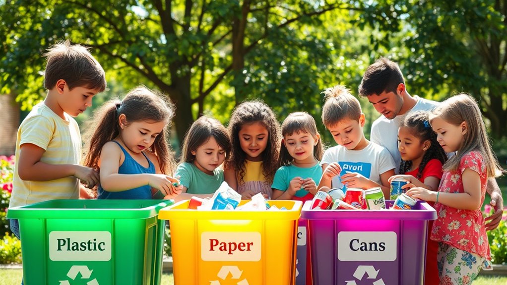 teaching kids responsible recycling habits