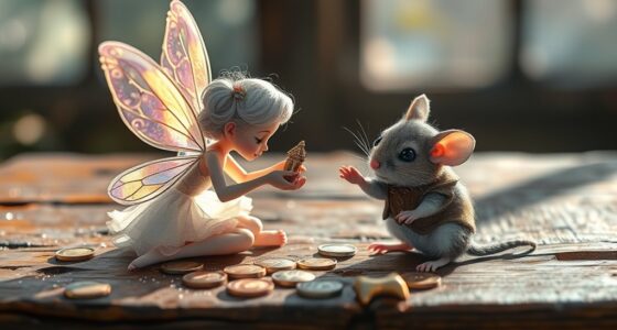 tooth fairy and mouse exchange