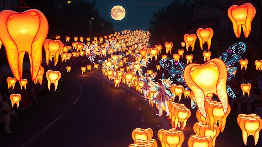 tooth fairy lantern parade