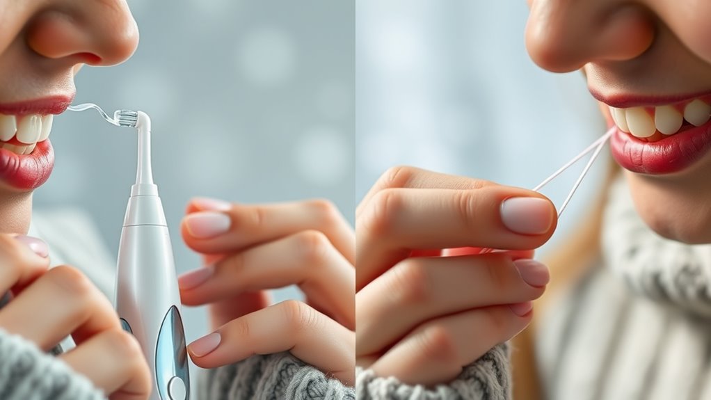 water flossers offer comfort