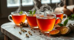 winter herbal oral health teas