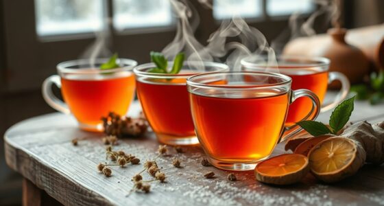 winter herbal oral health teas