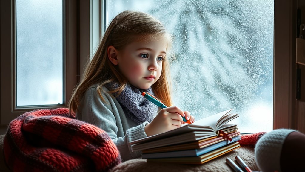 winter journaling family tradition
