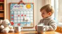 winter routine chart creation