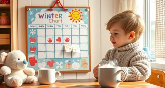 winter routine chart creation