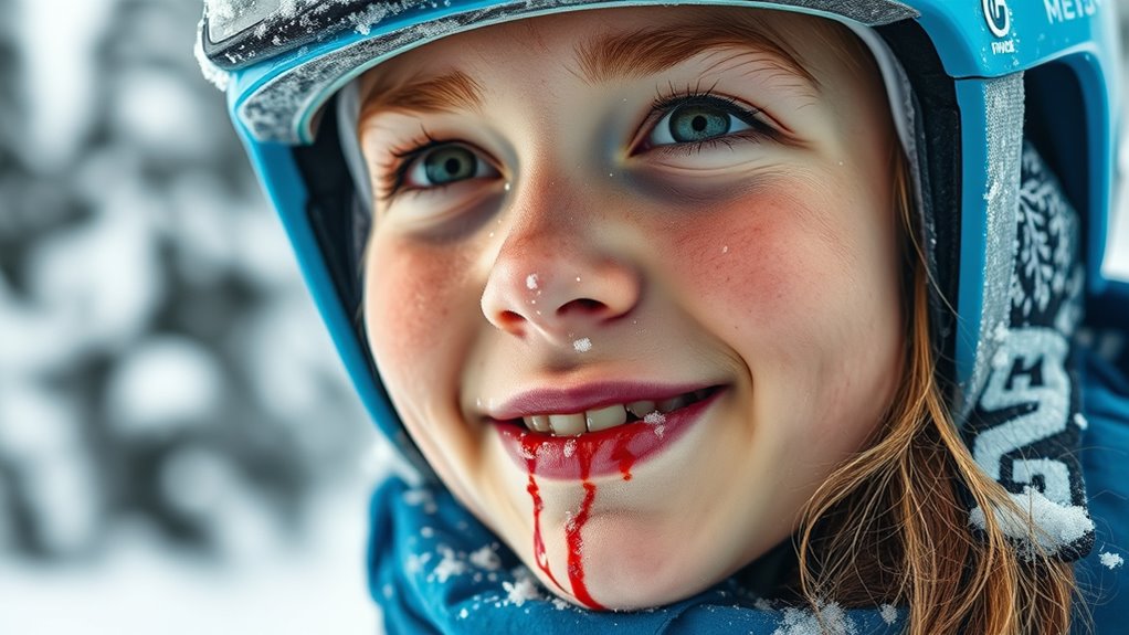 winter sports dental injuries