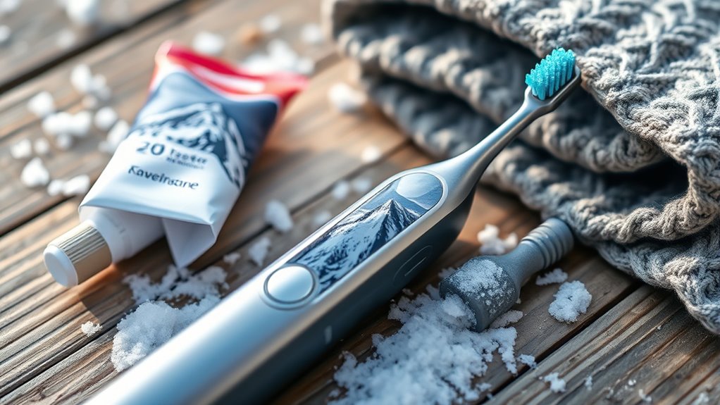 winter travel oral hygiene