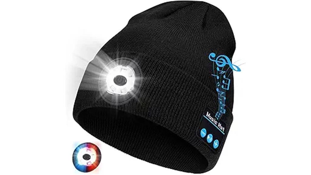 bluetooth beanie with led