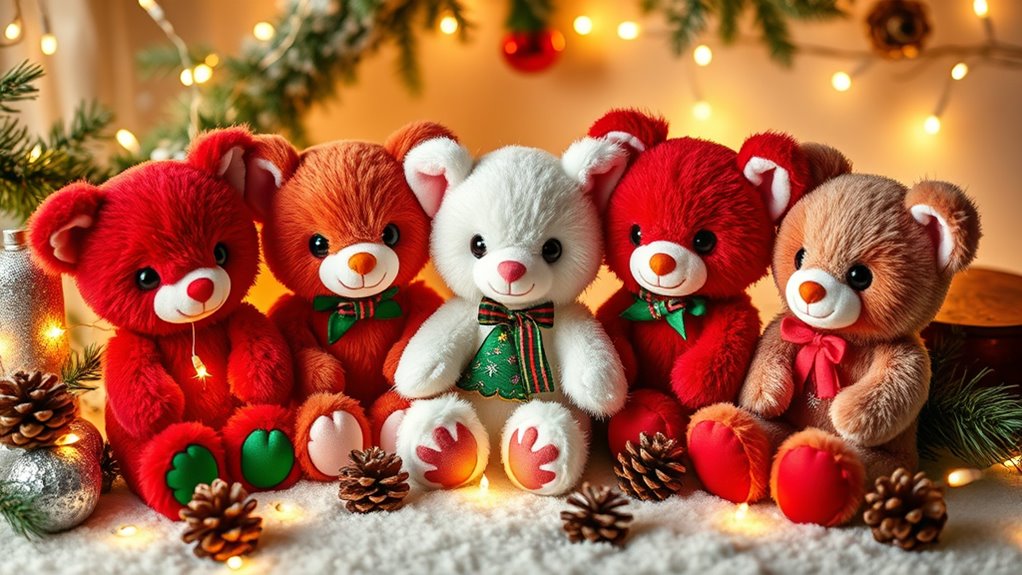festive jellycat christmas collection