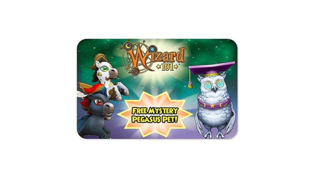pegasus pet digital card