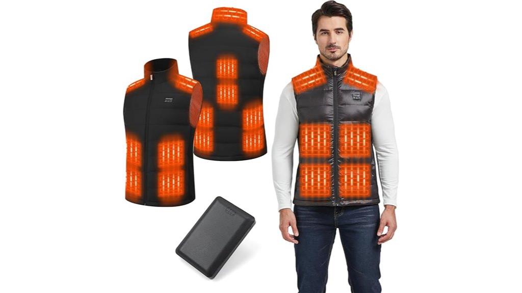 rechargeable heated thermal vest