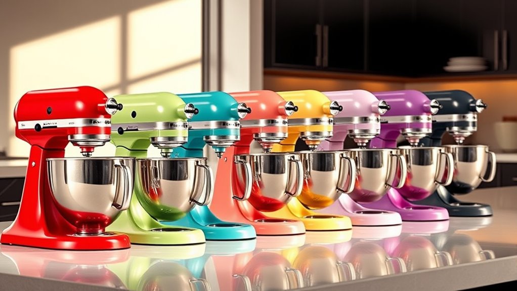 top 2025 mixer color trends